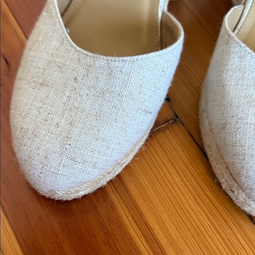 J. Crew Women's Tan Espadrille Wedges - Picture 6 of 8